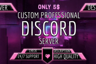 setup a professional discord server