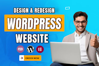 build a clean and modern wordpress website design and development