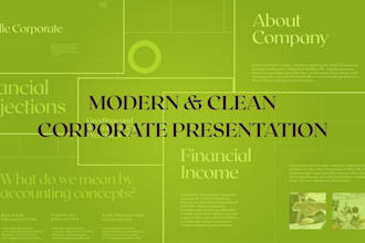 design or redesign corporate powerpoint presentation and google slides