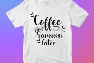 make typographic t shirts and baby onesies custom designs