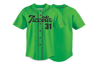 create customize 3d baseball uniform mockup
