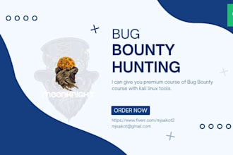 teach you bug bounty and provide you kali linux tools