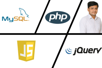 fix or develop dynamic website in PHP mysql jquery