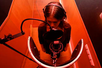 record a voice over that is better than any other female on fiverr
