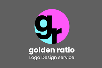 logo creation based on the golden ratio