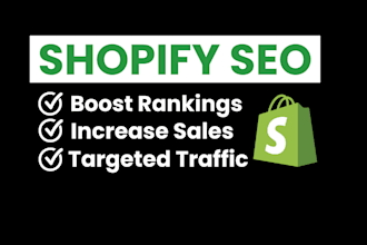 do shopify SEO to increase ranking and sales