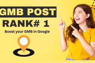 do monthly gmb posts with geo tagging for higher ranking