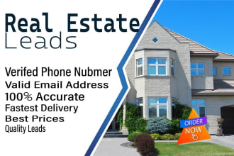 real estate leads generation with skip tracing ,motivated seller leads