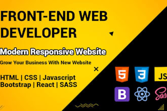 be your reactjs developer and web programmer