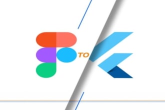 convert figma and adobe xd design to flutter mobile app