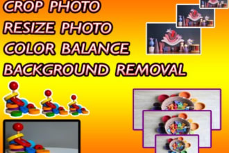 do bulk resize crop photo editing background removal,ecommerce photo edit