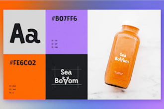 design a brand identity and style guide for your business