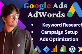 set up exceptional google ads adwords PPC campaign