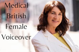 record your medical british voiceover