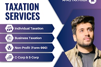 prepare US federal taxes for individuals and businesses