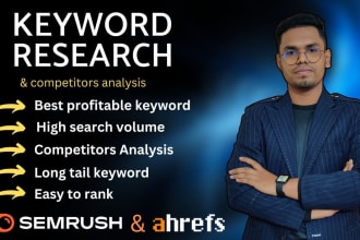 advanced profitable SEO keyword research and competitors analysis semrush
