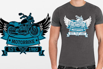 design creative beautiful bike logo for you in just 1 day