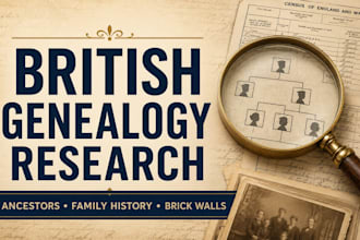 research your british family tree and investigate genealogy brick walls