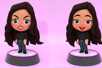 3d character modeling, texturing, rigging and animations