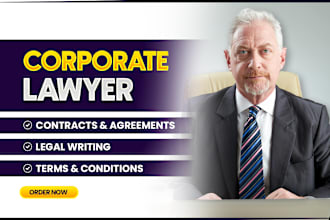 write legal contract, agreement, terms, articles, llc operating, legal services