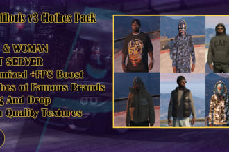 make custom clothing pack for fivem