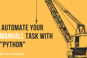 automate manual tasks of excel, json, csv with python
