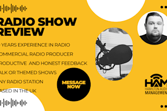 listen and review your radio show