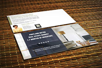 create a professional postcard in less than 6 hours with unlimited revisions