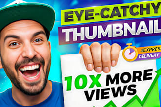 design custom viral youtube thumbnails