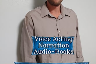 record a voice over with a voice and accent to your liking