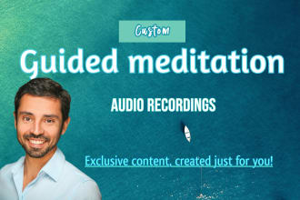 create guided meditation recordings