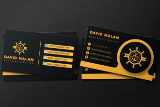 do professional business card design and stationery design