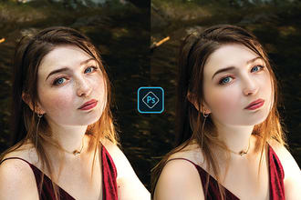 portrait beauty skin high end photo retouching