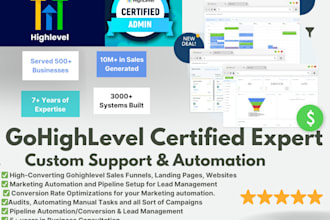 a gohighlevel or highlevel or go highlevel certified expert