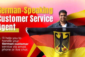 provide german customer support and will be your virtual assistant in german