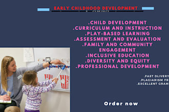 handle early childhood education research and summary