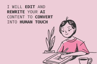 rewrite ai articles or blogs into SEO friendly human content