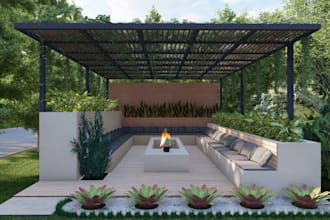 do backyard landscape design, frontyard, garden, patio, pool, deck, fireplace