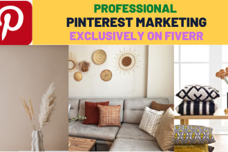 create boards and pins as a pinterest marketing manager