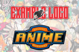 professionally customize any anime or video game logo