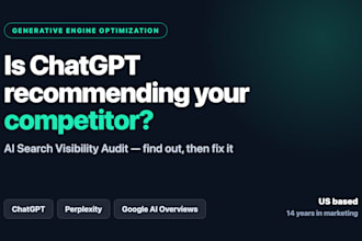 do a generative engine optimization audit for ai search visibility in chatgpt