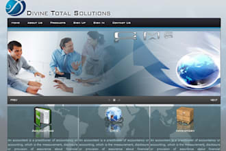 design awesome professional homepage