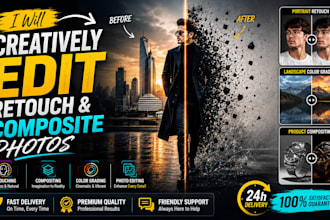 creatively edit, retouch and composite photos