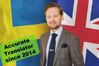 translate 250w english to swedish, including legal language