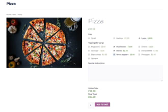 customize extra product options for woocommerce
