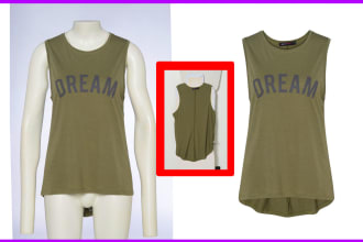 do cloth wrinkle remove , crease remove or ghost mannequin