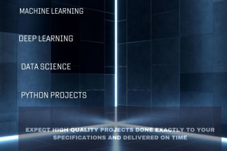 do machine learning, deep learning and python data projects