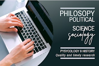 handle philosophy, political science, sociology, and psychology essays