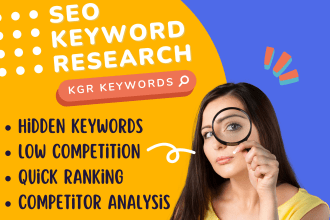do best kgr keyword research for google first page ranking