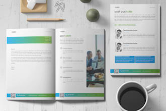 design company profile, brochure, flyer, proposal